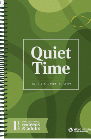 Adults/Teens Quiet Time Diary Daily Devotional with Commentary (2023-24)